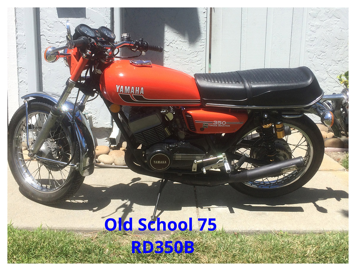 1975 RD350B motorcycle