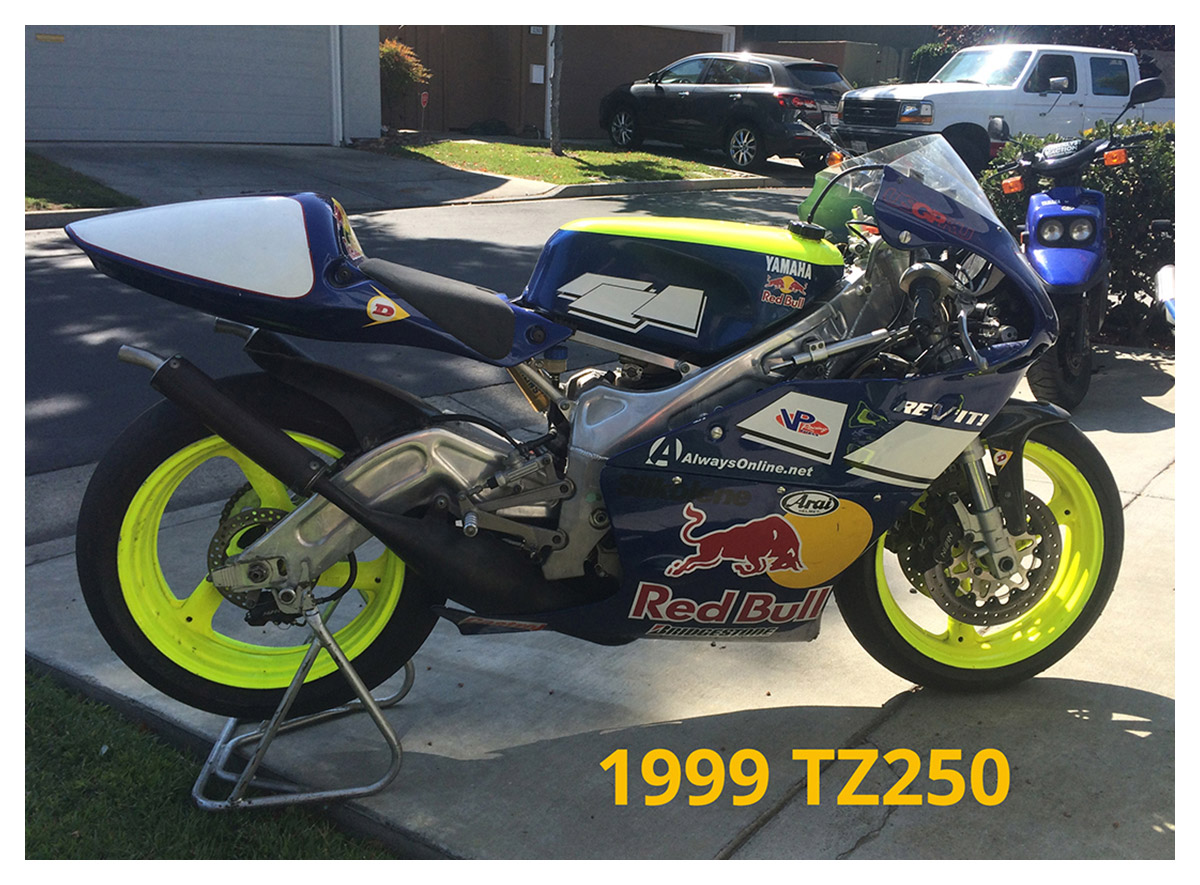 1999 TZ250 motorcycle