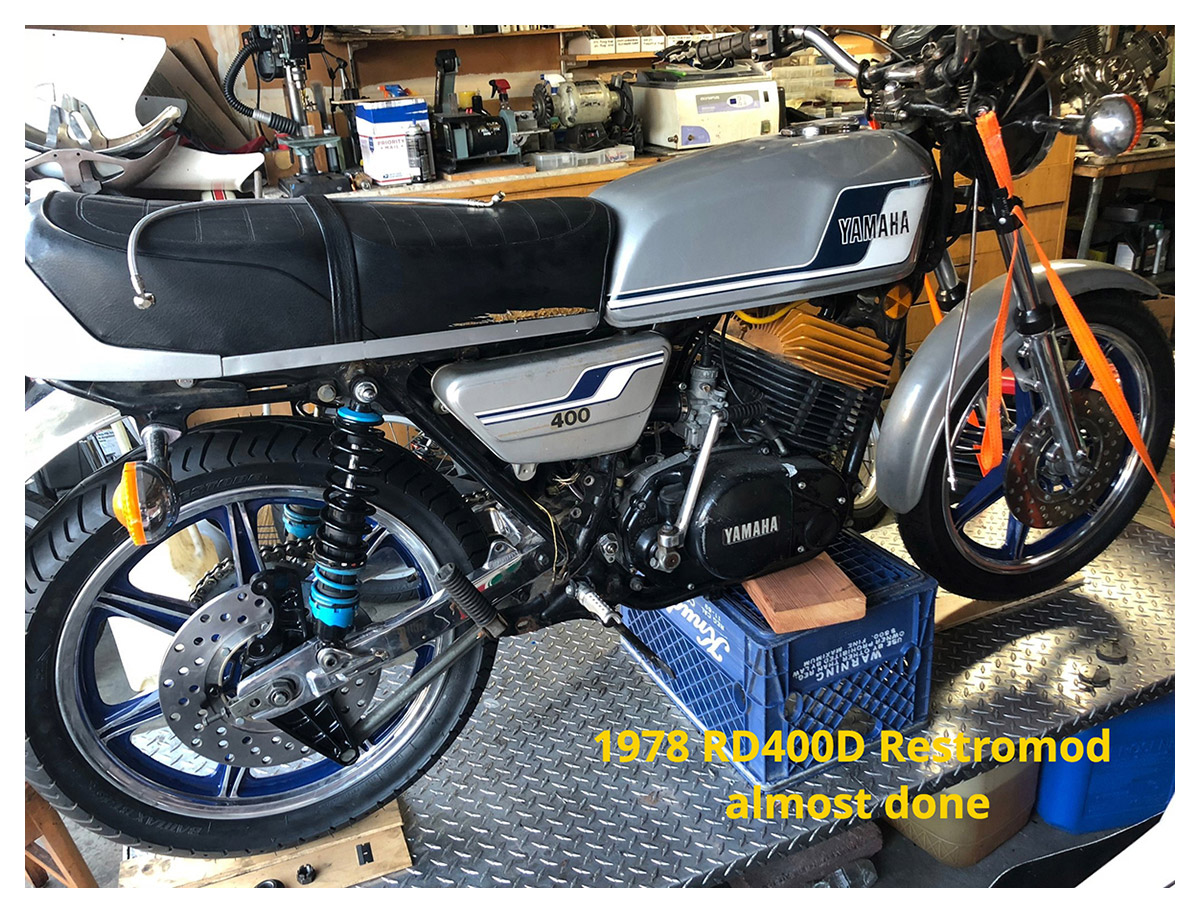 1978 RD400D motorcycle