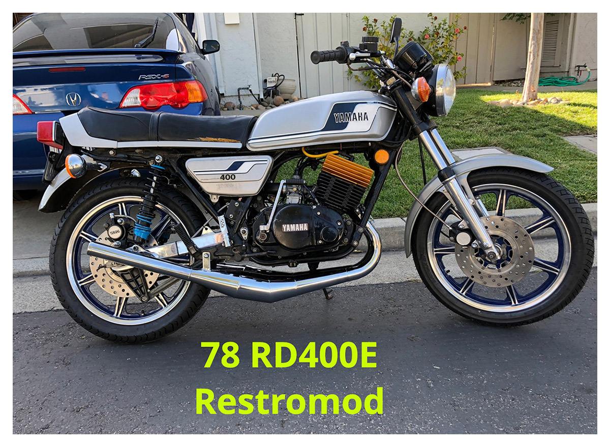 1978 RD400E motorcycle